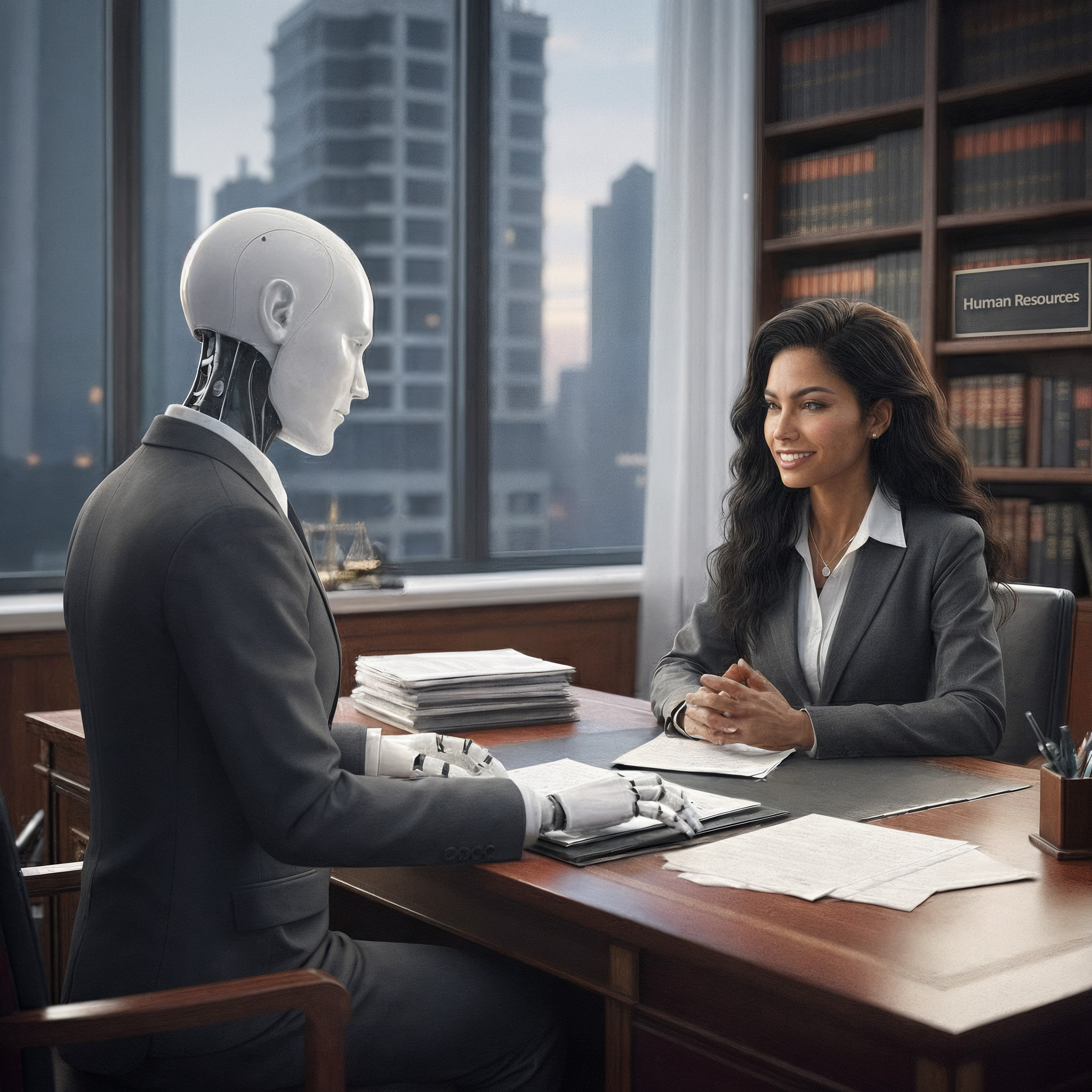 HRCounsel.AI Product Interface - AI Lawyer with Contract Generator